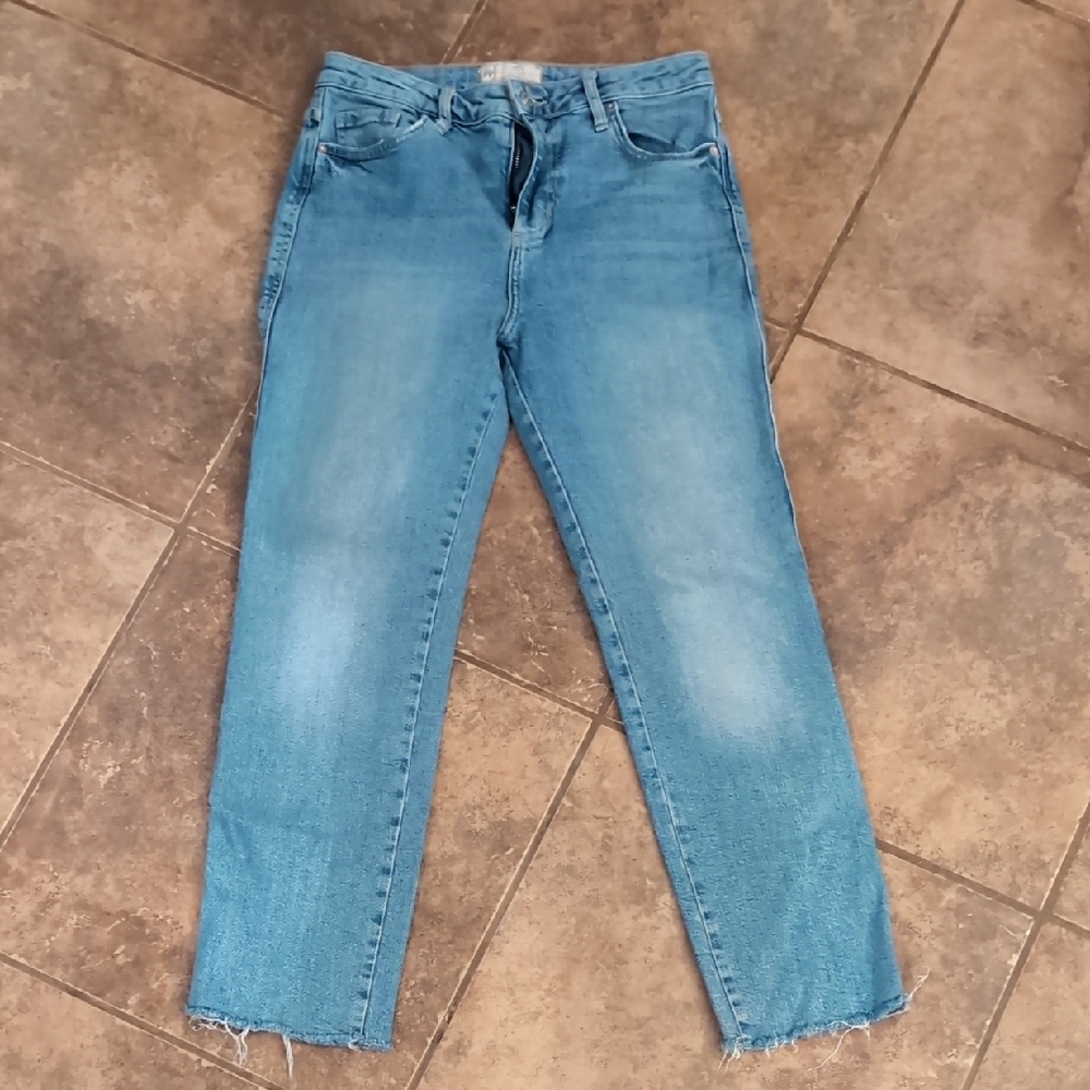 Free People Light Blue Mid Rise Denim Jeans
